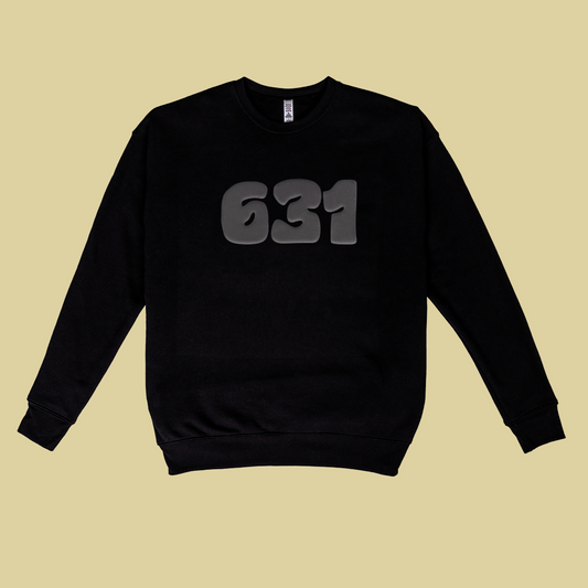 ADULT 631 UNISEX SWEATSHIRT- BLACK