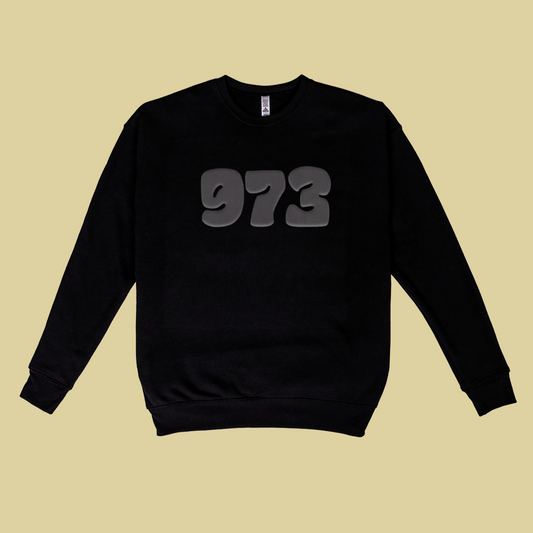 ADULT 973 UNISEX SWEATSHIRT- BLACK