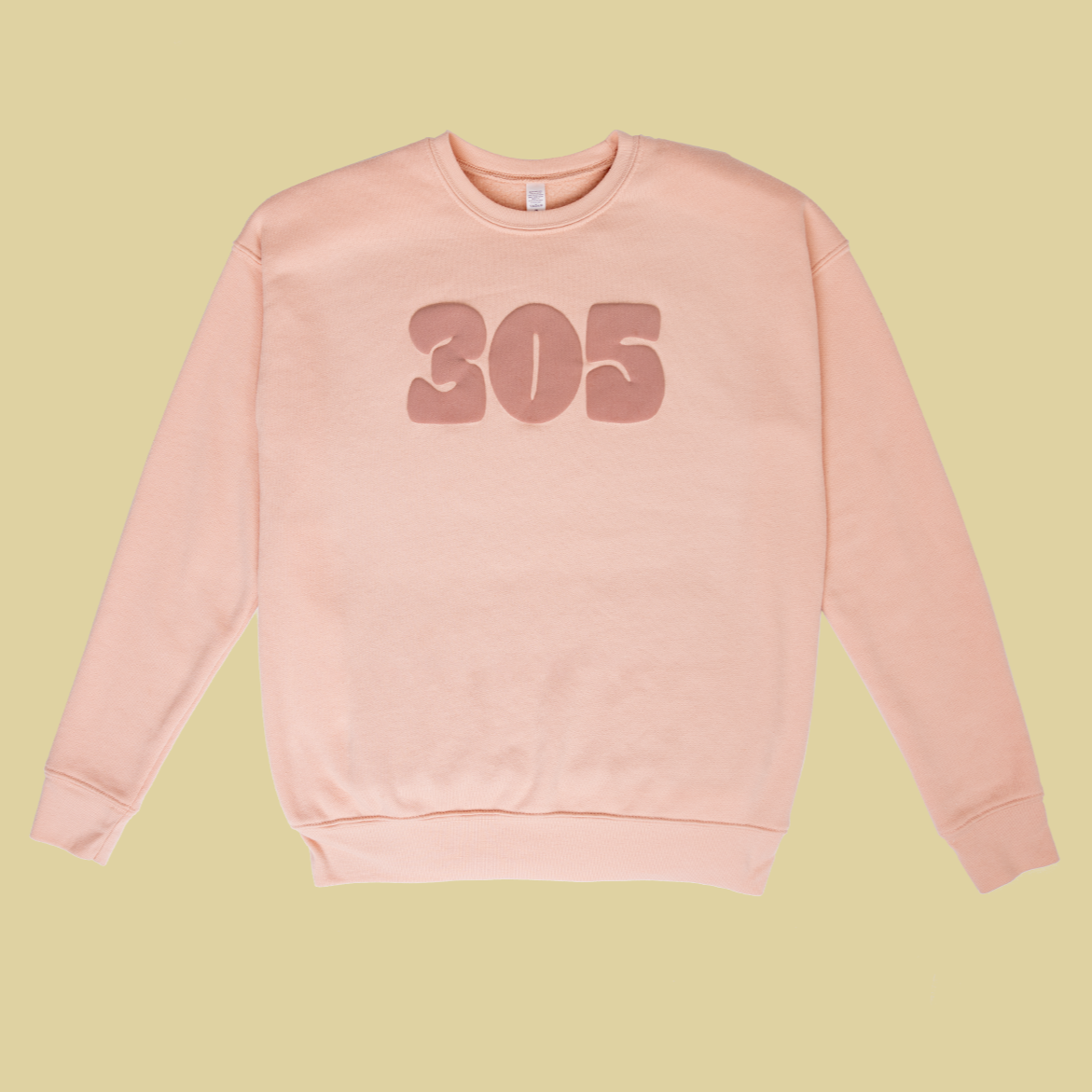 ADULT 305 UNISEX SWEATSHIRT- PEACH