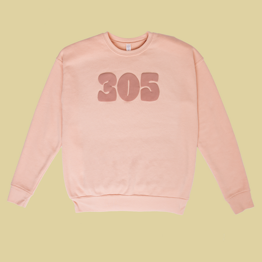 ADULT 305 UNISEX SWEATSHIRT- PEACH