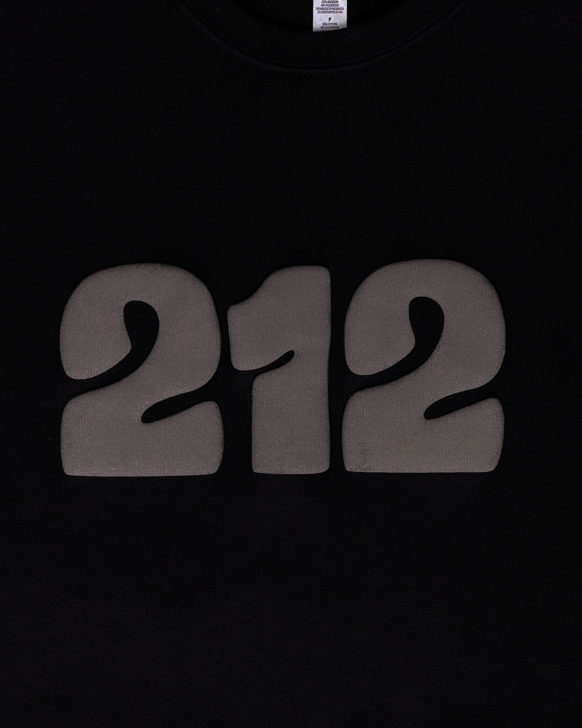 ADULT 212 UNISEX SWEATSHIRT- BLACK