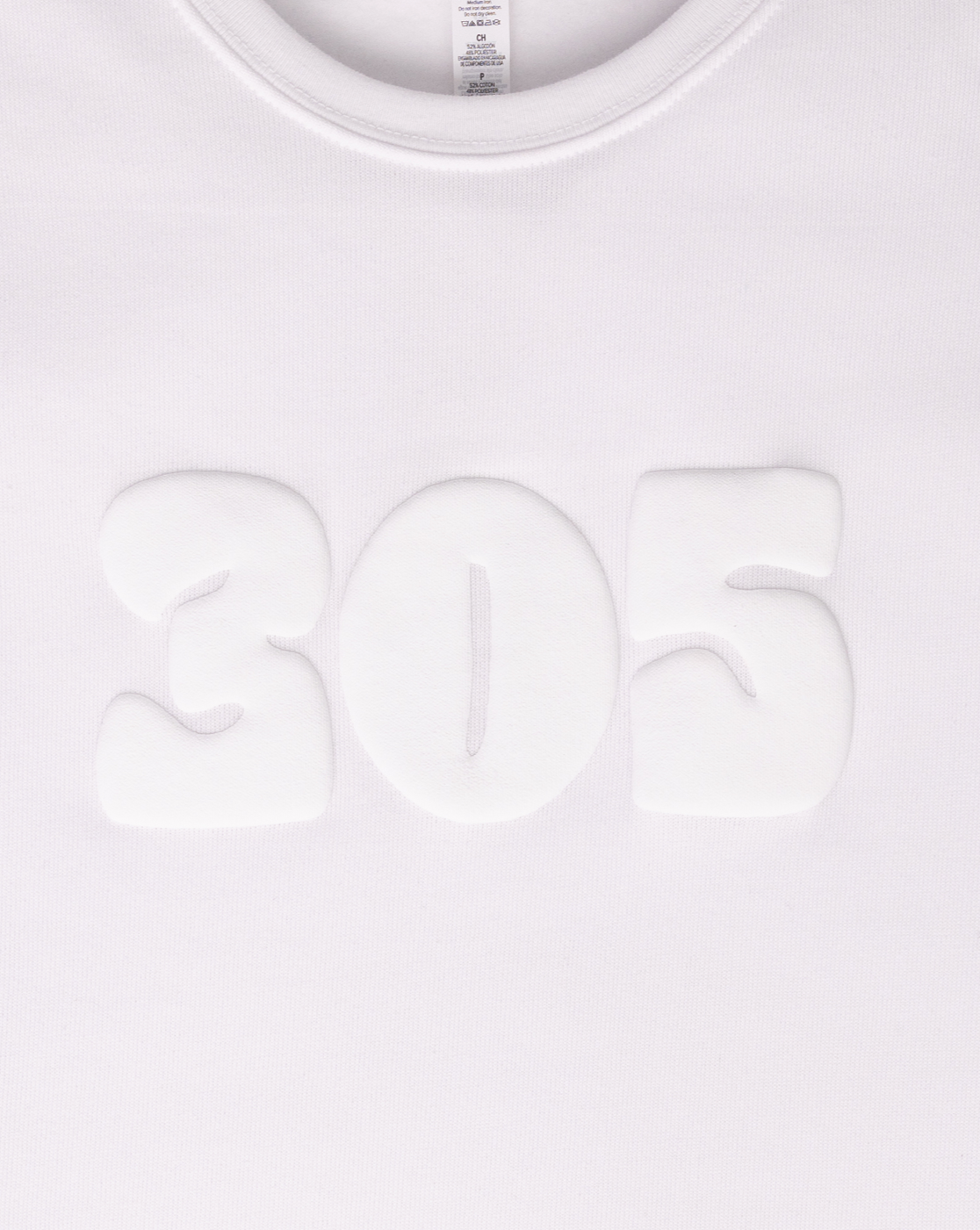 ADULT 305 UNISEX SWEATSHIRT - WHITE