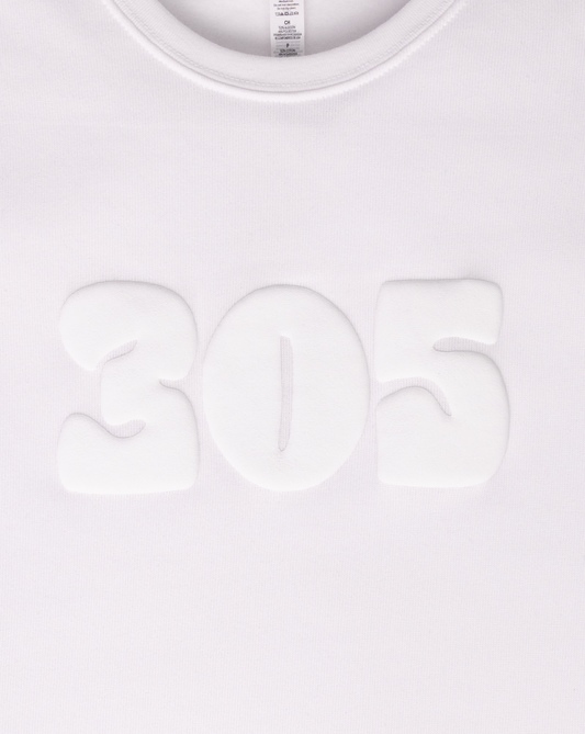 ADULT 305 UNISEX SWEATSHIRT - WHITE