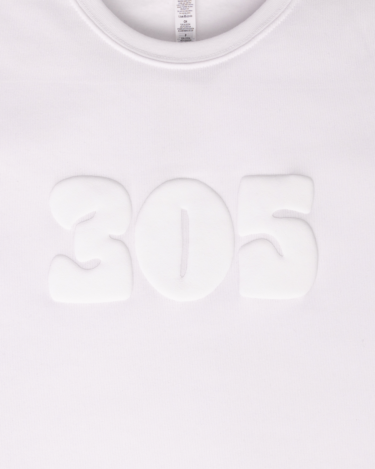 TODDLER 305 UNISEX SWEATSHIRT- WHITE