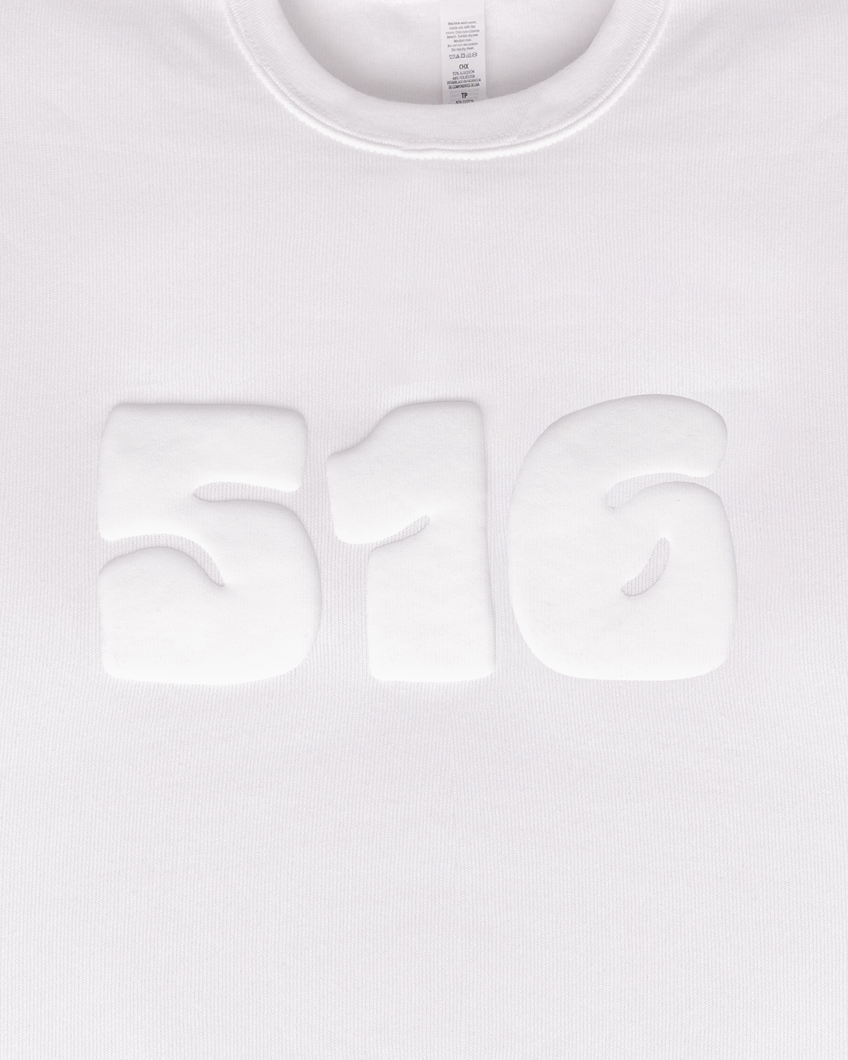 ADULT 516 UNISEX SWEATSHIRT- WHITE